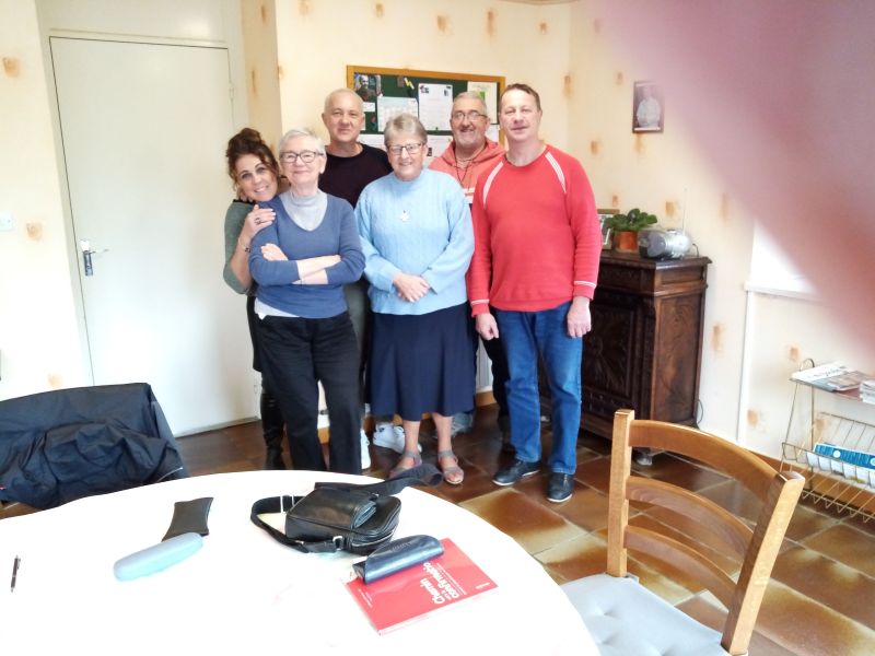 Pugey- amis -communauté – Départ